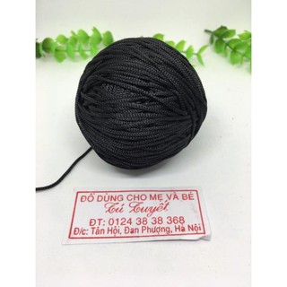 Cuộn dây dù đen làm vòng 100M