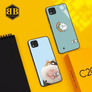 Ốp lưng kính cường lực Realme C20 siêu kute