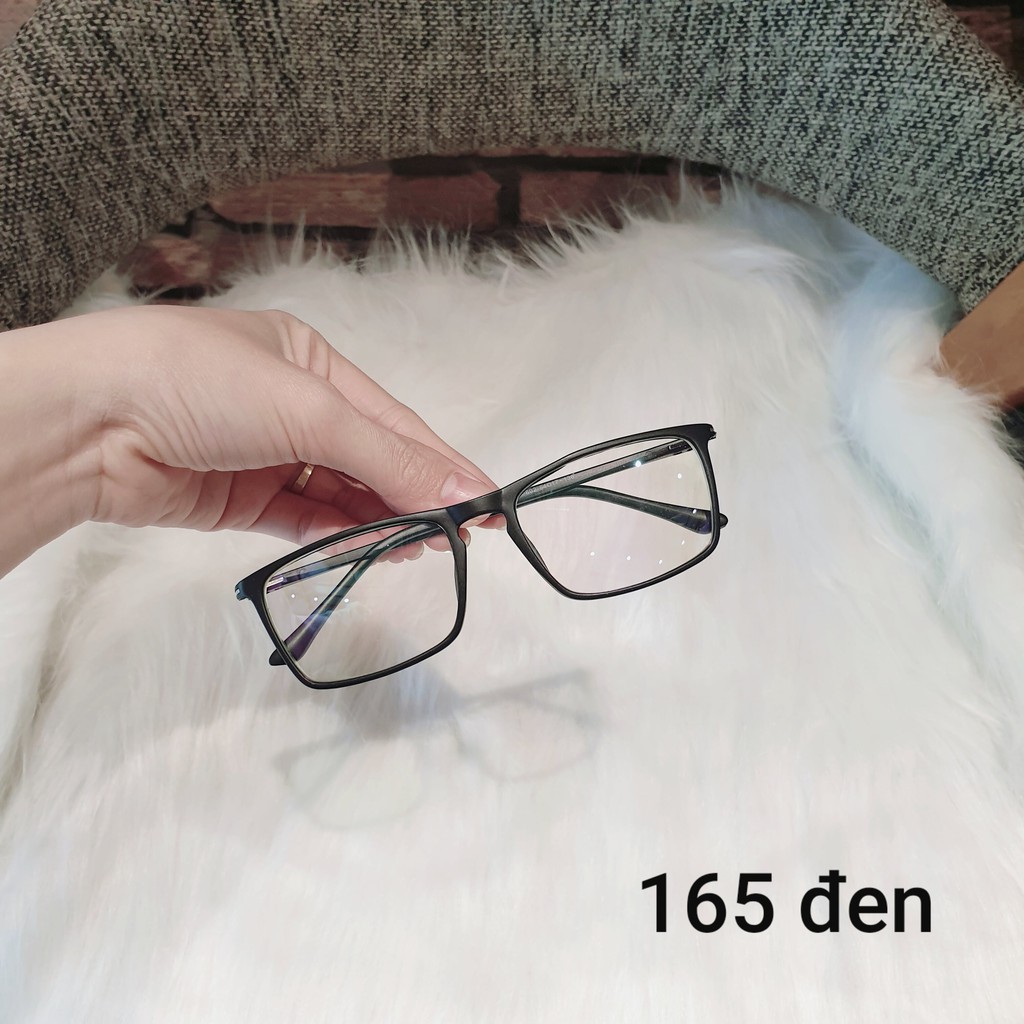 Gọng kính cận siêu dẻo dáng chữ nhật thiết kế thanh lịch, Gọng kính cận nhựa dẻo chữ nhật 165 | BigBuy360 - bigbuy360.vn