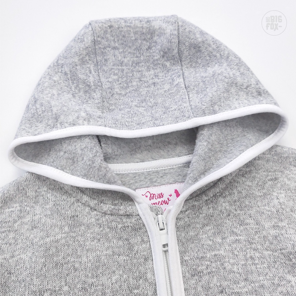 Áo khoác trẻ em BIGFOX - MISS MEOW thu đông, áo hoodie cho bé gái dài tay có mũ size đại in Ngựa Unicorn 11 – 38 kg