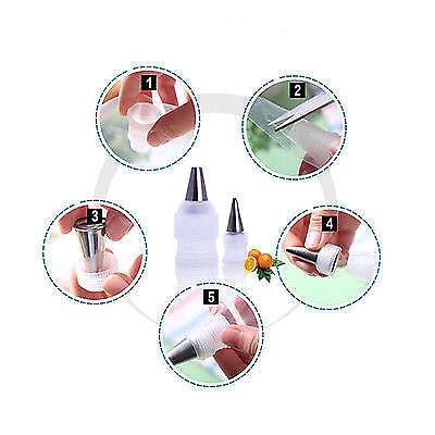 Bộ 10 Đầu Nối Túi Bắt Kem Trang Trí Bánh