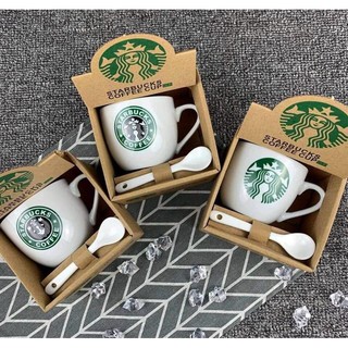 Cốc Starbucks kèm muỗng siêu xinh