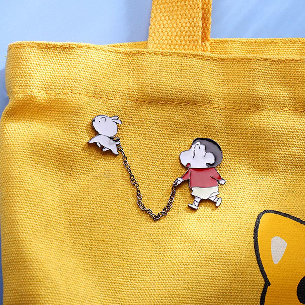 HARRIETT Ghim Cài Áo Hình Cậu Bé Bút Chì Shin-Chan Độc Đáo Thời Trang