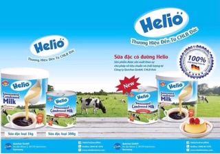 Sữa đặc Helio thơm ngon béo ngậy