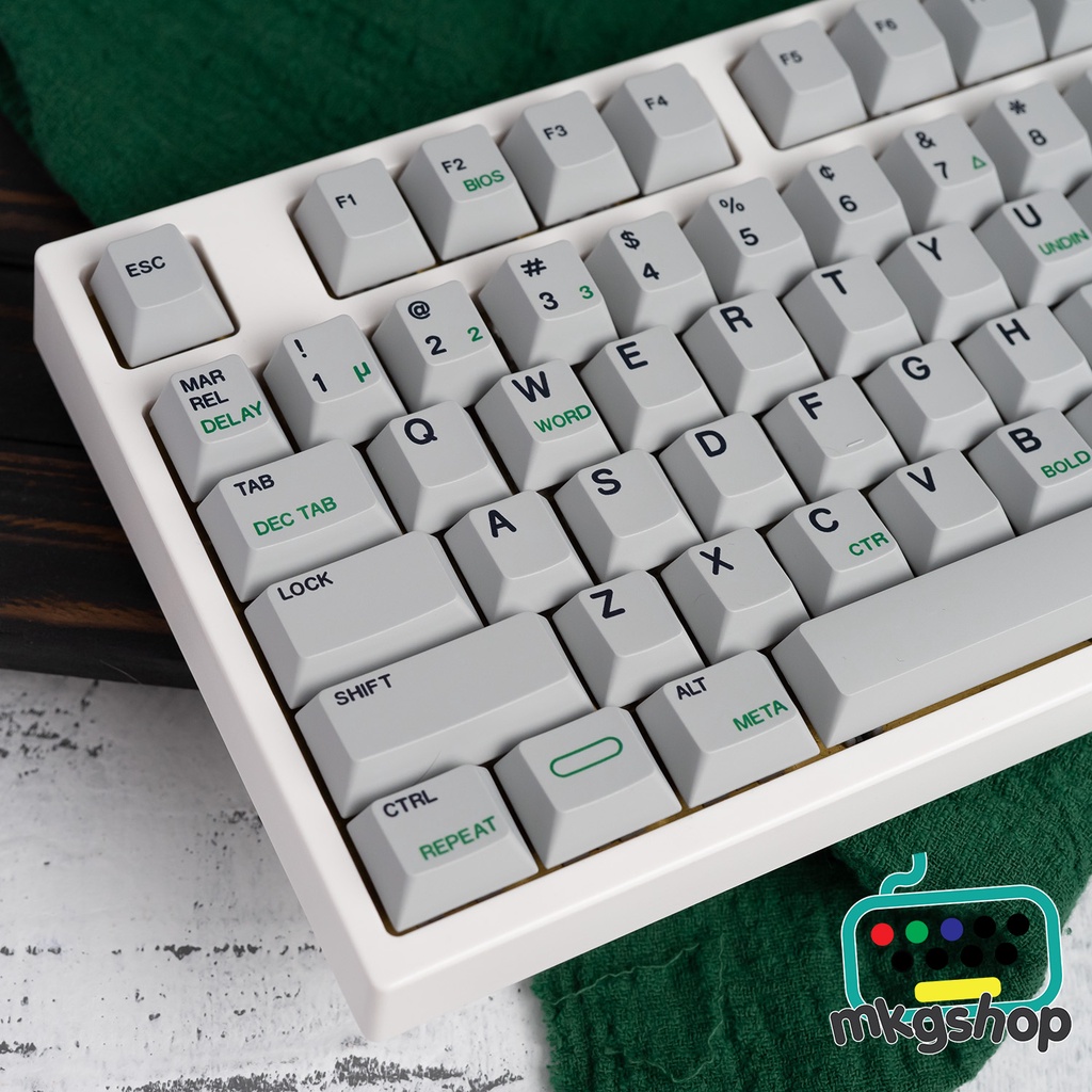 Keycap Xerox 6002 nhựa PBT in nhiệt dyesub, 148 nút bàn phím cơ, cherry profile