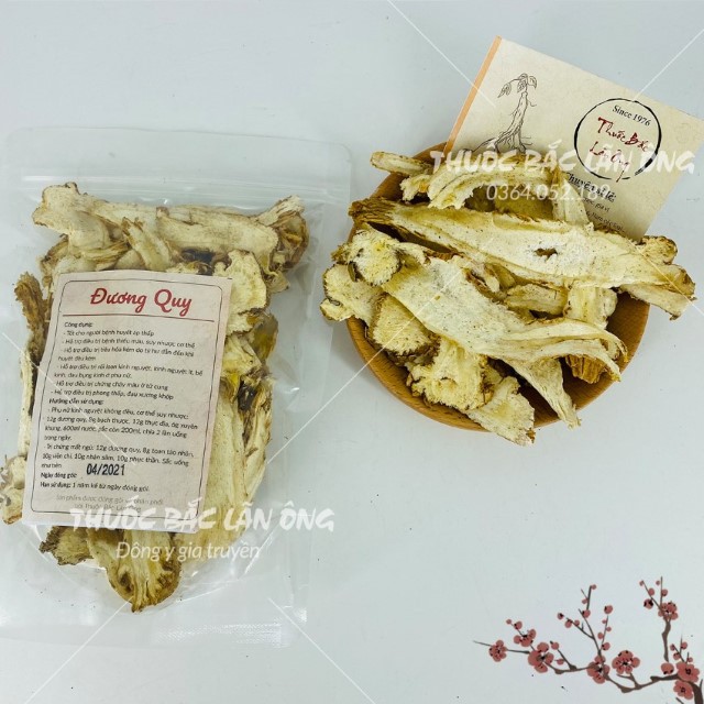 Đương Quy Thái Lát 500g (Quy Ngố)