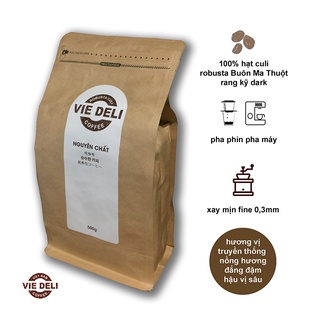 Cà phê bột Robusta Culi Viedeli, túi 500g