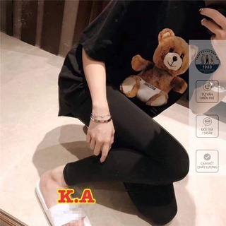 Quần Legging Nữ Dài, Legging Trơn Co Dãn 4 Chiều