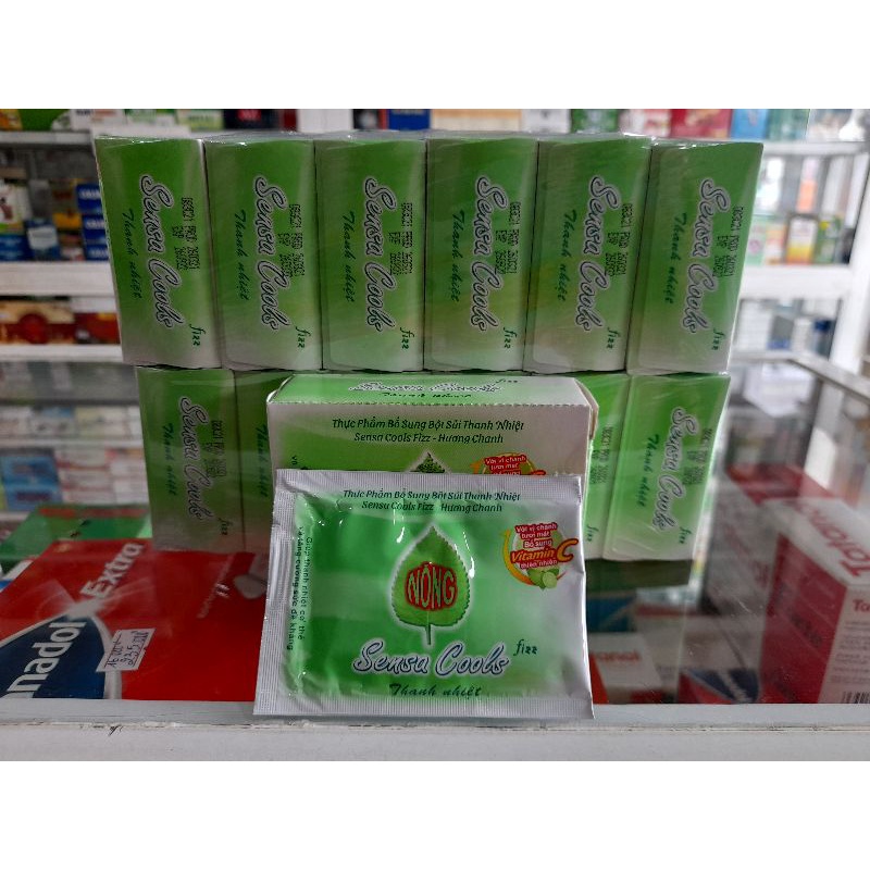 Bột sủi thanh nhiệt Sensacool Hộp 6 gói