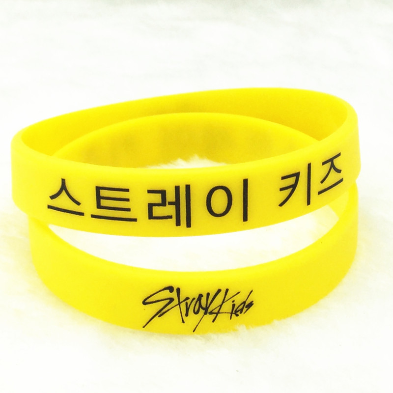 Stray Kids Vòng đeo tay Silicone Vòng đeo tay Album mới Straykids Charms Unisex Vòng đeo tay Vòng đeo tay Silicone