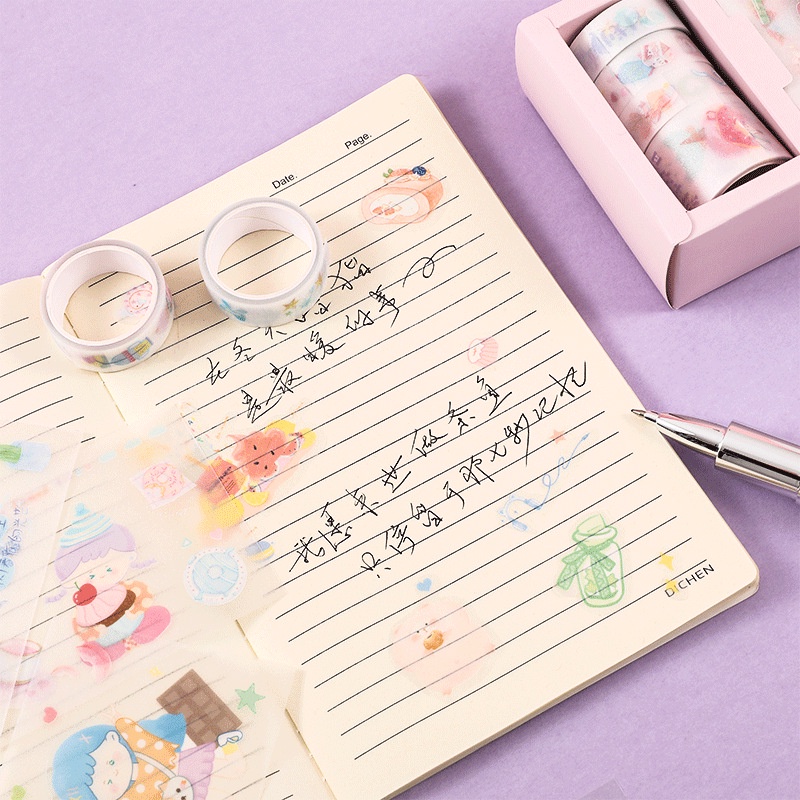 Hộp Sticker Trang Trí Nhiều Mẫu Hoạt Hình Siêu Xinh Cho Các Bé