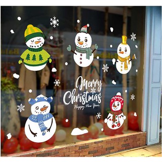 DECAL TRANG TRÍ NOEL 2 MẶT 2021 SỐ 27
