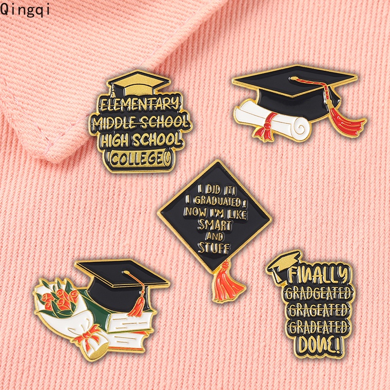 Ghim cài áo Miss Zoe chủ đề tốt nghiệp ngộ nghĩnh thích hợp làm quà tặng