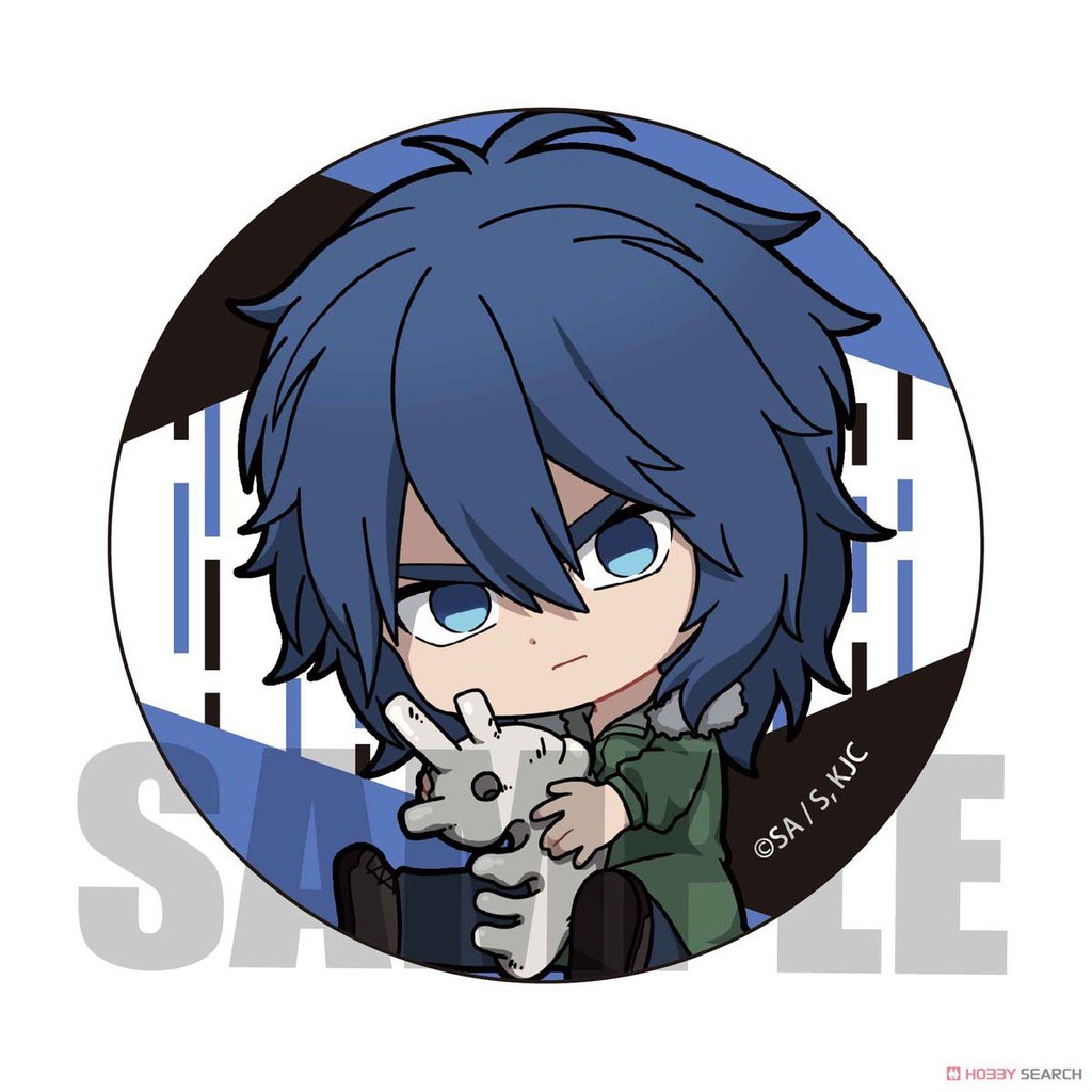 Combo 8 huy hiệu cài áo IN HÌNH Kemono Jihen Văn phòng thám tử quái vật ver ngồi anime chibi dễ thương tiện lợi