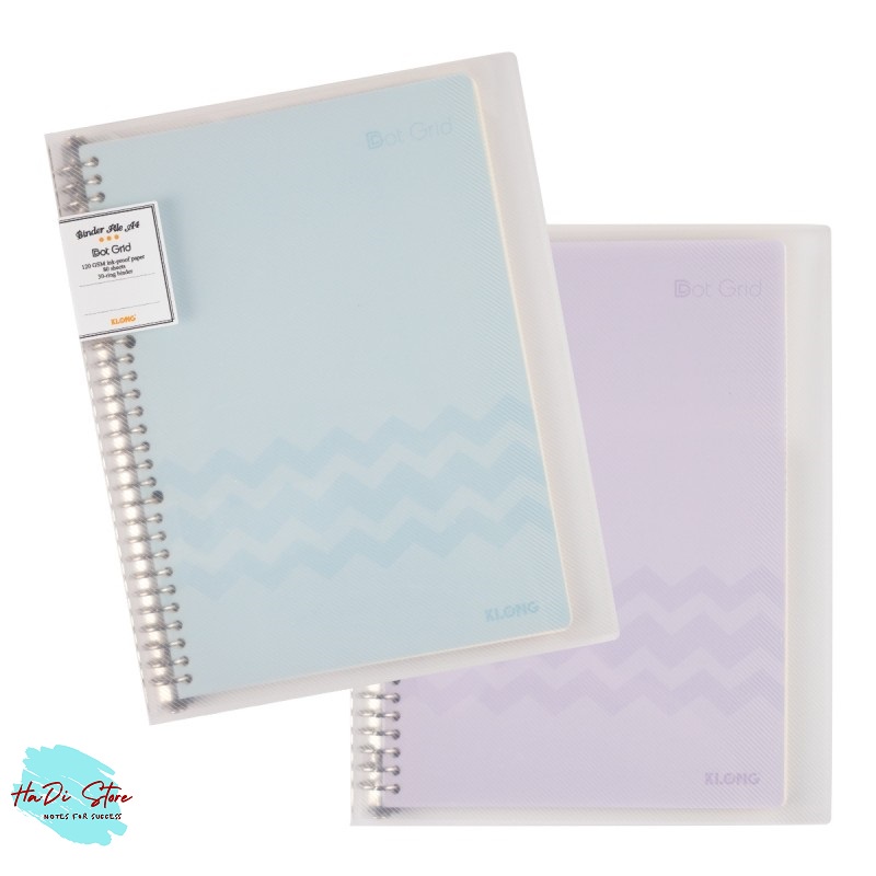 KLONG Sổ còng sắt 30 chấu size A4 80 tờ