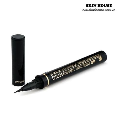 Sẵn - Bút Dạ Kẻ Mắt Karadium Waterproof Brush Liner Black - Skinhouse 0986136861 | BigBuy360 - bigbuy360.vn