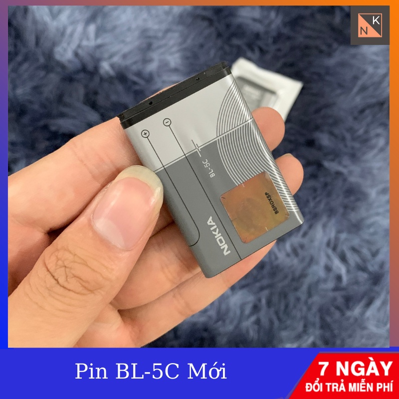 Pin Nokia BL-5C Mới 3 gân cho điện thoại C201 / N70 / E50 / 110i / 1280 / 2730 / 5130 / X2-01 / 1600 / 3110c / E60