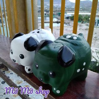 Heo đất cún con - heo đất handmade