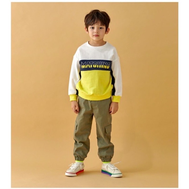 (size 130) Áo nỉ da cá mềm Owleybarn xuất Hàn