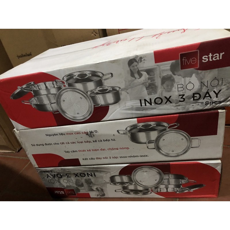 Bộ nồi FiveStar 8món các loại