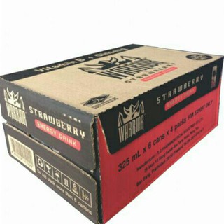 Thùng 24 lon Nước Tăng Lực Warrior 325ml - Sting Thái
