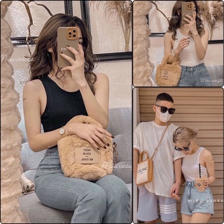 Áo ba lỗ dấu tích , đen & trắng , mùa hè ka