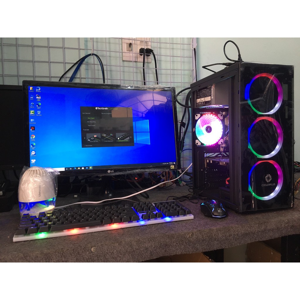 [Thùng Led][Main h81] Cả Bộ Máy Tính chơi game online phổ thông Liên minh, Đế chế, Pubg mb, Đột kích | BigBuy360 - bigbuy360.vn