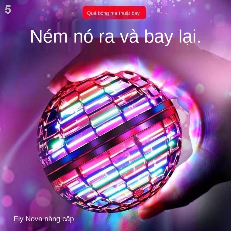 Quả cầu bay ma thuật cảm ứng máy con quay hồi chuyển ngón tay công nghệ UFO đồ chơi giải nén