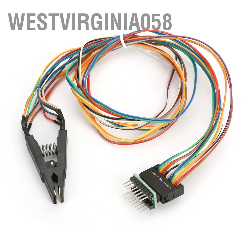 Westvirginia058 Kẹp kiểm tra lập trình SOP16 SOIC16 16 chân kẹp IC đến DIP8 Flash Clip