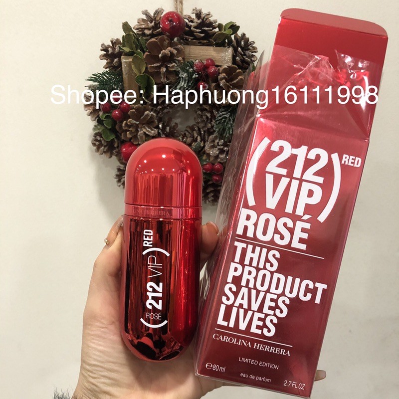 Nước Hoa 𝐂𝐚𝐫𝐨𝐥𝐢𝐧𝐚 𝐇𝐞𝐫𝐫𝐞𝐫𝐚 𝟐𝟏𝟐 𝐕𝐈𝐏 𝐑𝐞𝐝 𝐑𝐨𝐬𝐞 𝐓𝐡𝐢𝐬 𝐏𝐫𝐨𝐝𝐮𝐜𝐭 𝐒𝐚𝐯𝐞𝐬 𝐋𝐢𝐯𝐞𝐬 𝐋𝐢𝐦𝐢𝐭𝐞𝐝 𝐄𝐝𝐢𝐭𝐢𝐨