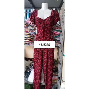 Bộ tay ngắn quần dài thun lạnh hàn