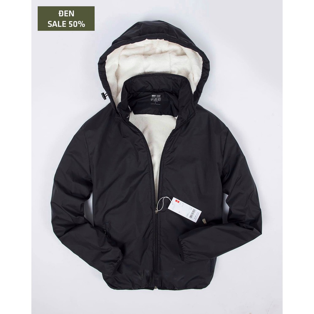 Áo Gió Lót Lông Cừu Siêu Ấm Chống Nước 100%