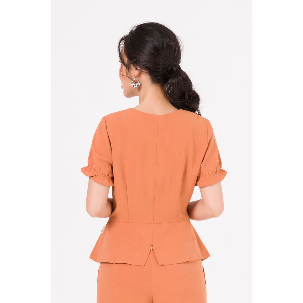 Áo kiểu nữ peplum LAMER L61B20Q019