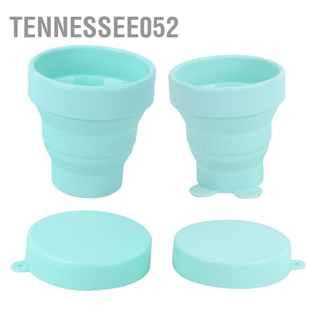 Tennessee052 Portable Folding Silicone Water Cup Telescopic Mug Drinkware for Outdoor Travel
