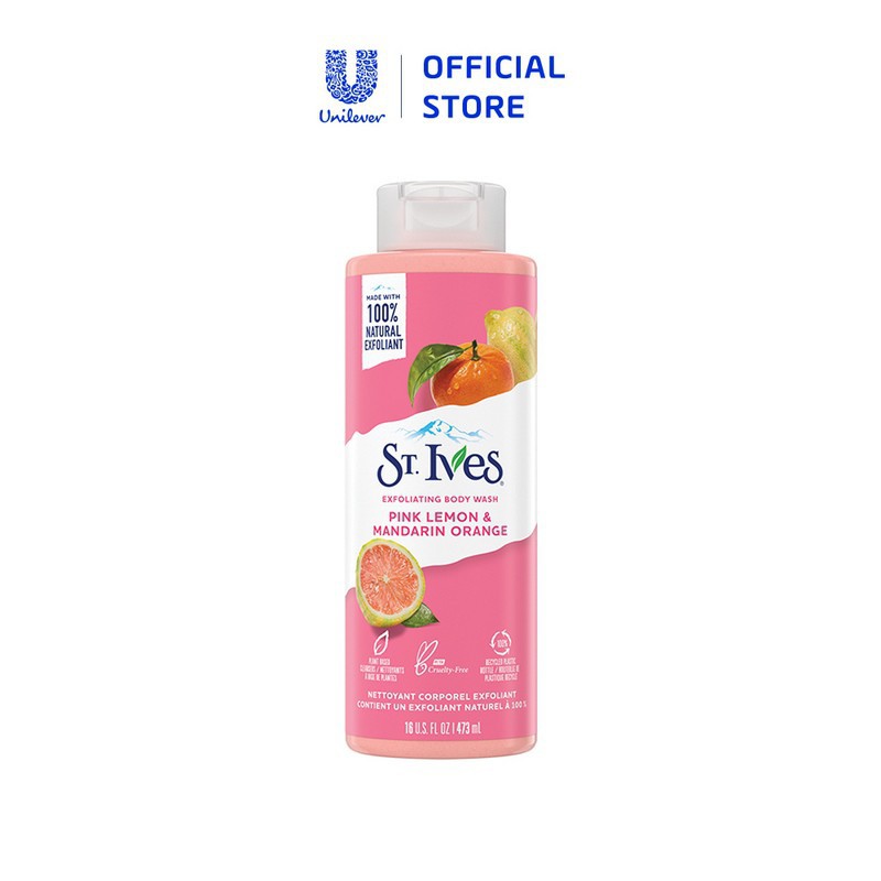 Sữa Tắm St.Ives Tẩy Tế Bào Chết Dịu Nhẹ Dưỡng Da 473ml