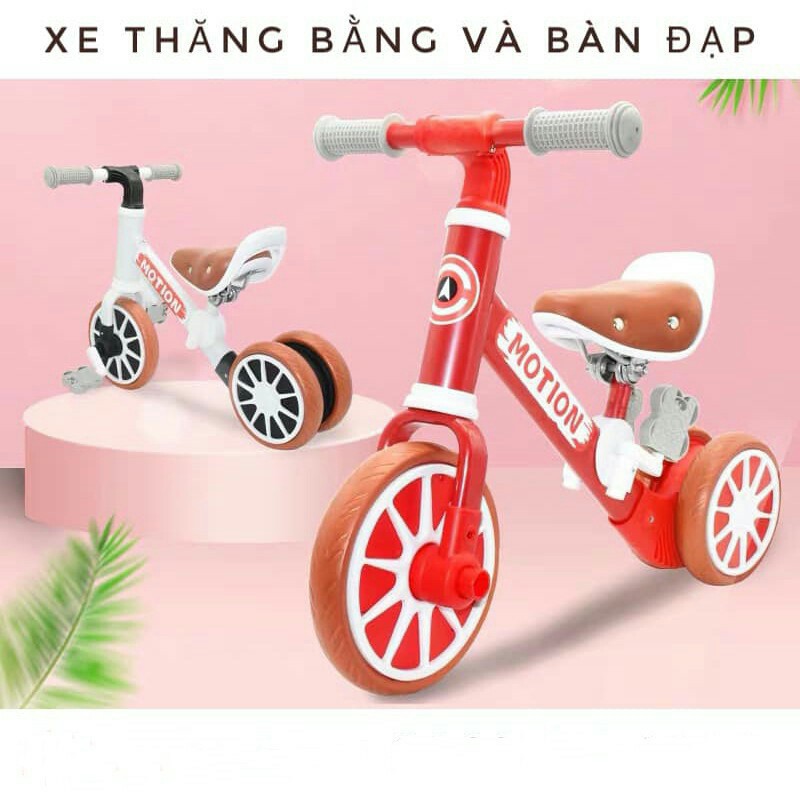 Xe chòi chân kết hợp bàn đạp MOTION phong cách cho bé