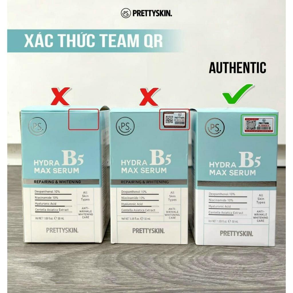 Serum B5 phục hồi, tinh chất dưỡng trắng da Hydra B5 Max Serum Repairing Whitening Prettyskin 50ml | BigBuy360 - bigbuy360.vn