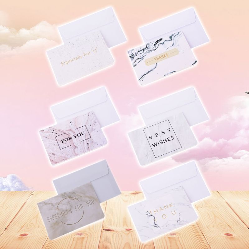 Thiệp Mời Họa Tiết Vân Đá Thời Trang