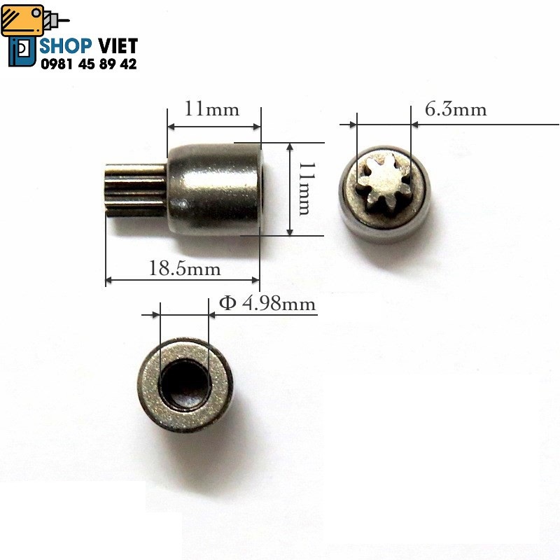 SV Bánh răng đầu trục motor máy khoan pin