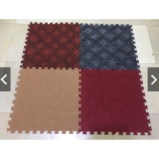 [Shopee giá rẻ] Thảm ghép tấm nỉ trải Nền Harco Hàng Việt Nam 1 Bộ 6 tấm 60x60cm