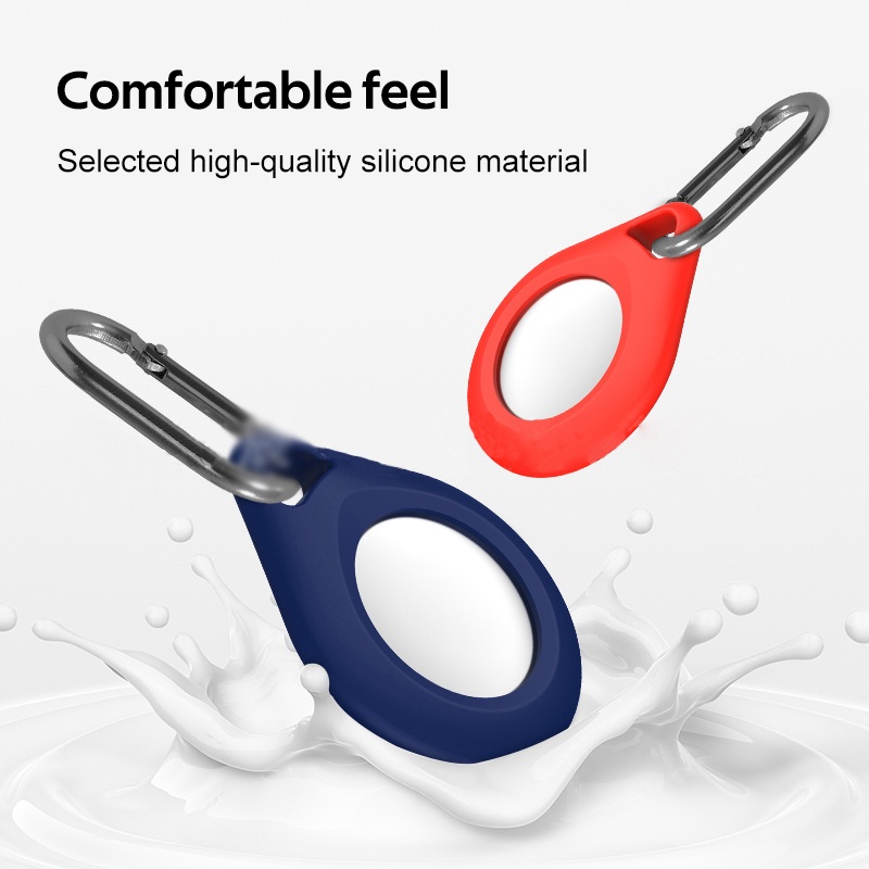 Vỏ TBTIC Bằng Silicon Bảo Vệ Chống Va Đập Nhiều Màu Tùy Chọn Cho Apple Airtag