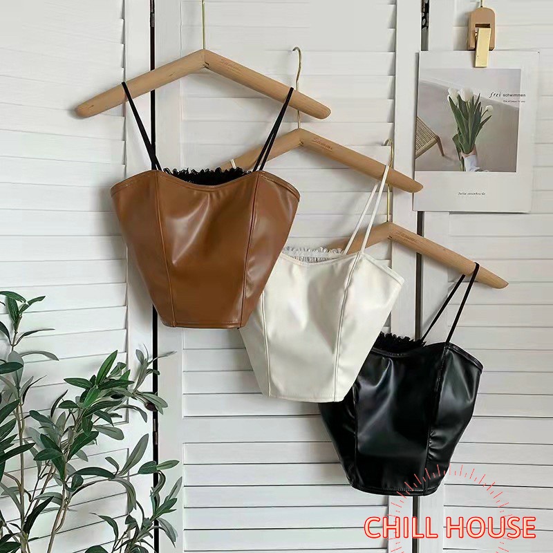 ÁO BRA DA 2 DÂY CHUN LƯNG HOT TREND CHO BẠN GÁI B 604 CHILL HOUSE