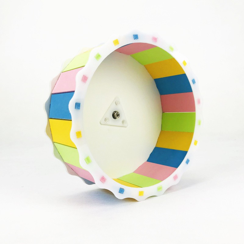 Wheel gỗ màu sắc cho hamster luca222