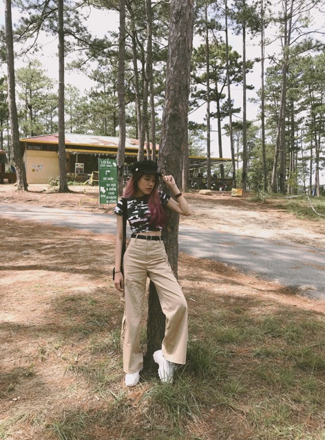 Camo Croptop