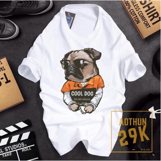 [CHUYÊN SỈ 717] ÁO THUN THỜI TRANG CHÓ PUG CỰC COOL VẢI DÀY ĐẸP