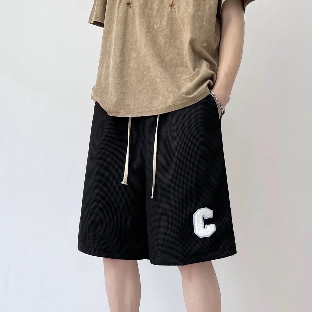 Quần Short Thể Thao Ống Rộng Lưng Thun Thoải Mái Thời Trang Cho Nam size M-3XL