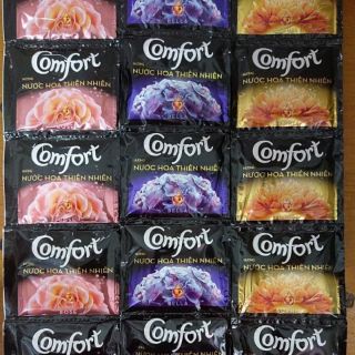 Nước xả vải Comfort dây 20ml hương nước hoa 3 loại.