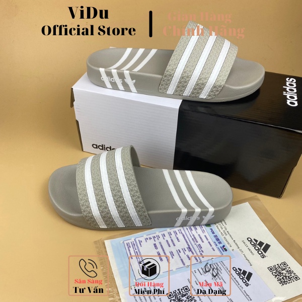Dép nam thời trang Adidas ViDu 21150 mẫu mới hai màu  sành điệu, cá tính, bền bỉ
