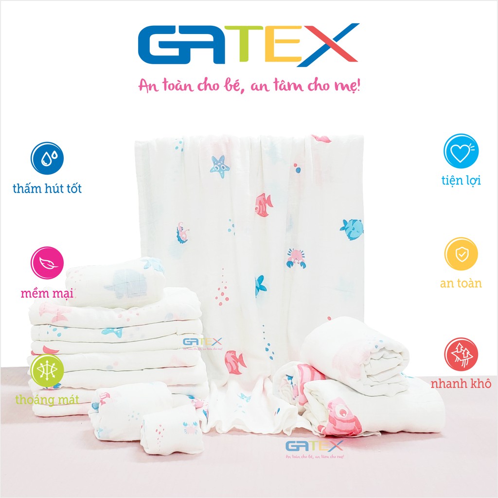 Khăn Sợi Tre 100% Cellulose GATEX