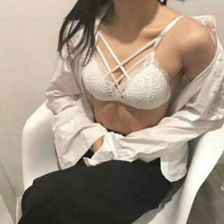 Áo bra ren dây đan kép sexy